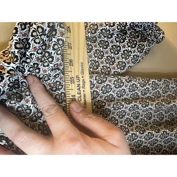 Max Studio Women's Printed Crepe Tunic Lightweight Blouse 2X Desk to Dinner - Picture 5 of 7